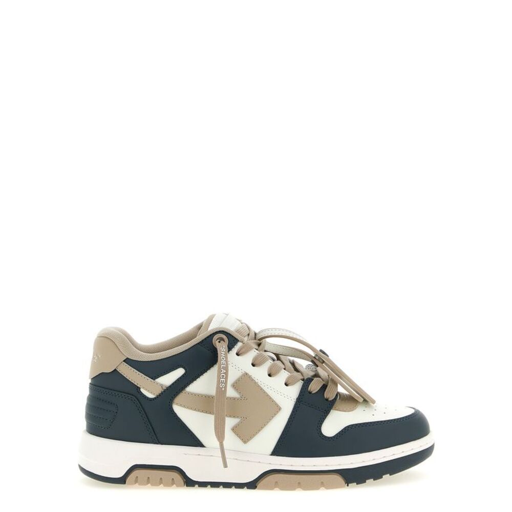 Off-White Multicolor Cowhide Low Top Men's Sneakers